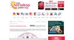 Desktop Screenshot of mein-horoskop-jeden-tag.com